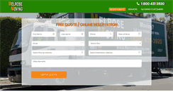Desktop Screenshot of melrosemoving.com